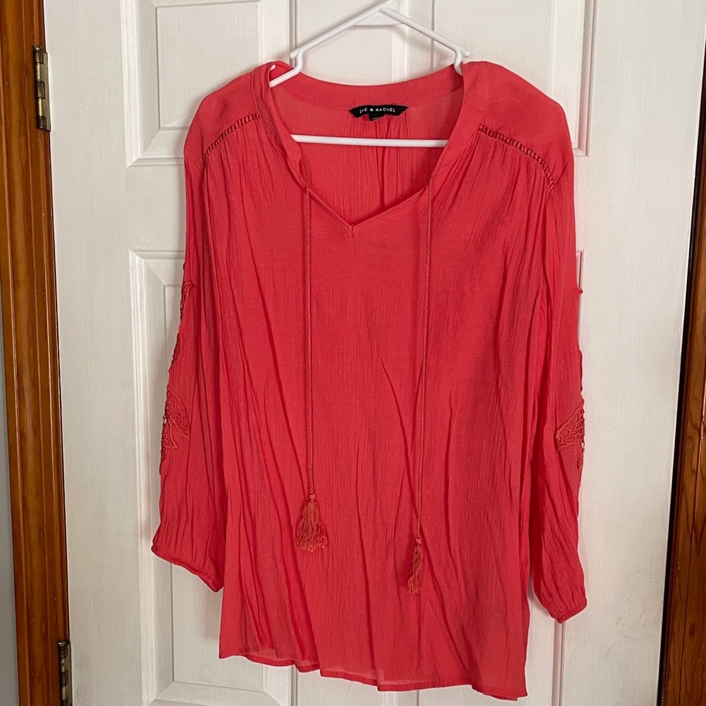 Zac & Rachel Coral Blouse
